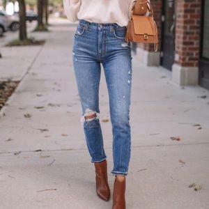 Abercrombie & Fitch High Rise Skinny Jeans 28 short